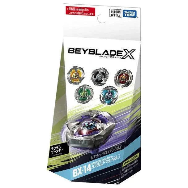 Takara Tomy Beyblade  BX-14 Random Booster Vol 1 Shark Edge [Full Set]