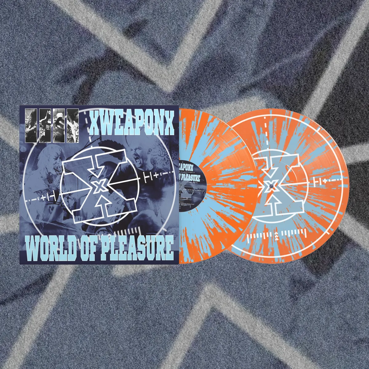 XWEAPONX / WORLD OF PLEASURE 12" SPLIT (HOLY MOUNTAIN EXCLUSIVE)