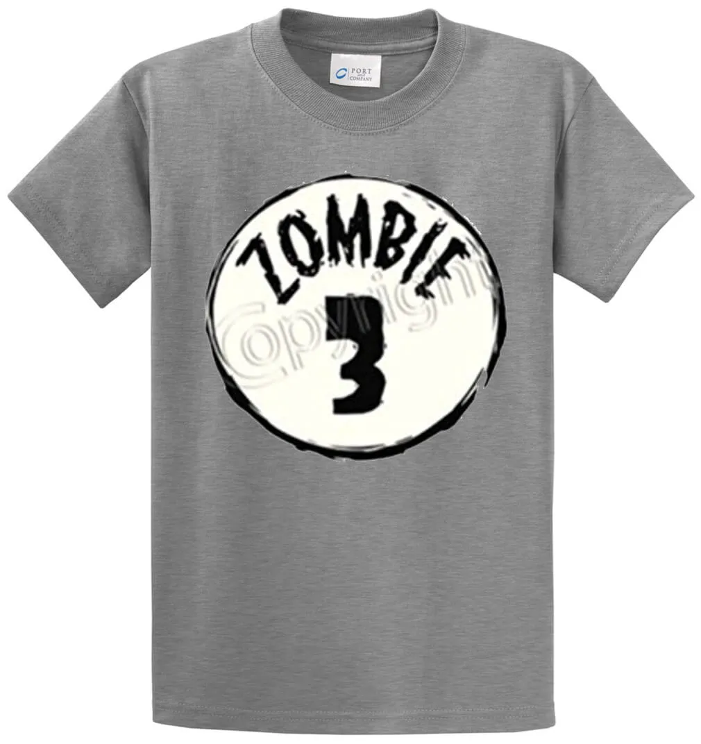 Zombie 3 Printed Tee Shirt